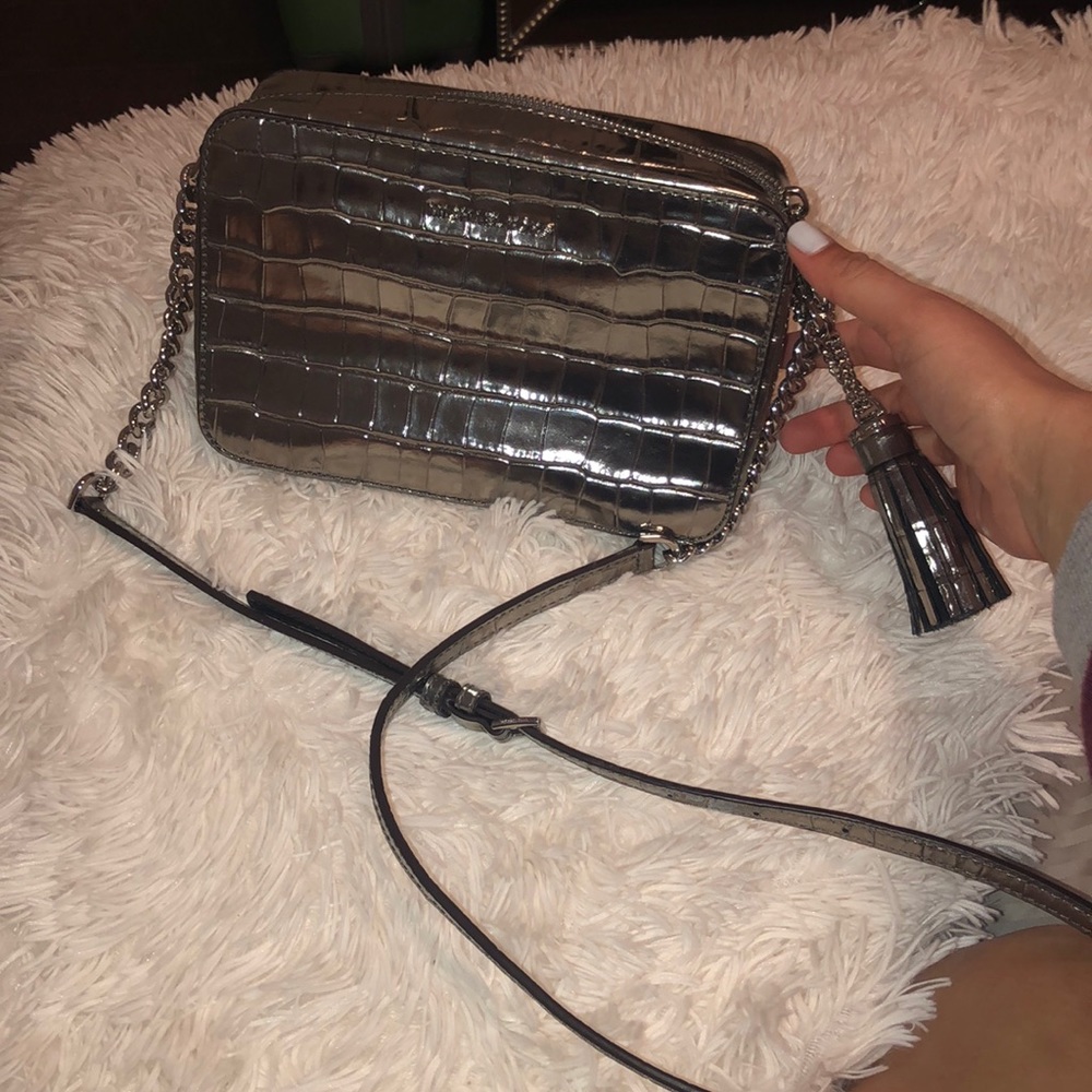 Silver Snake Skin Micheal Kors Bag